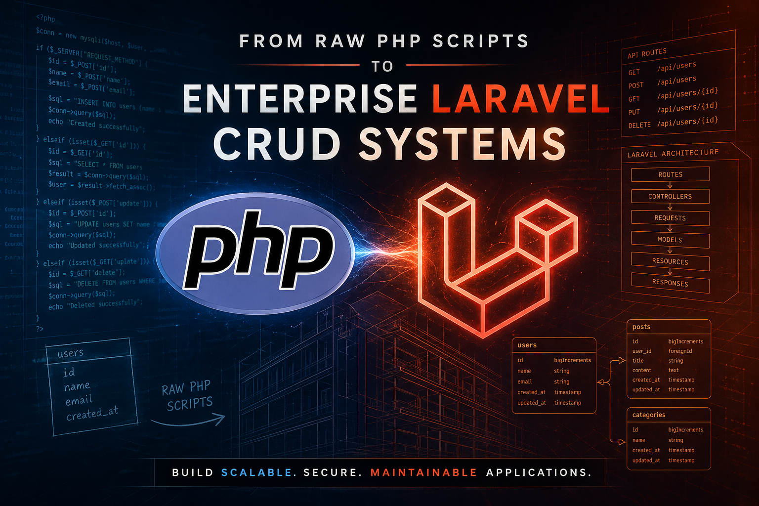 От синтаксиса PHP к корпоративному CRUD