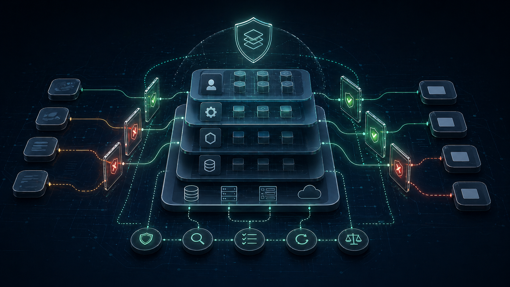 Automated architectural guardrails and control