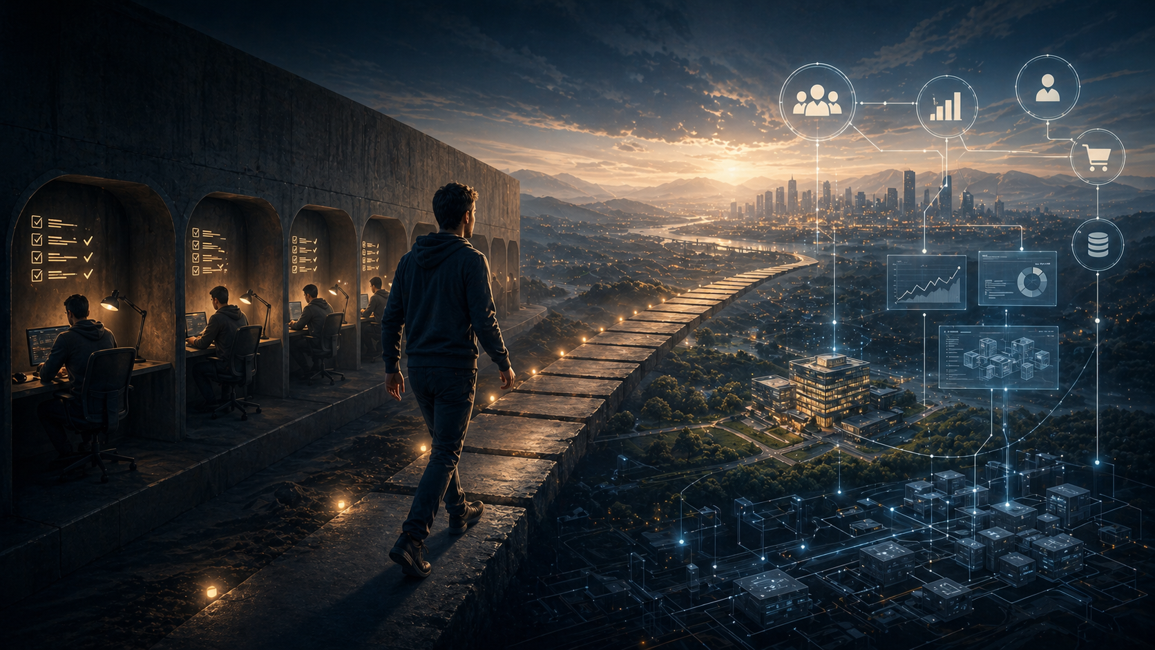 Growth from simple execution to understanding context