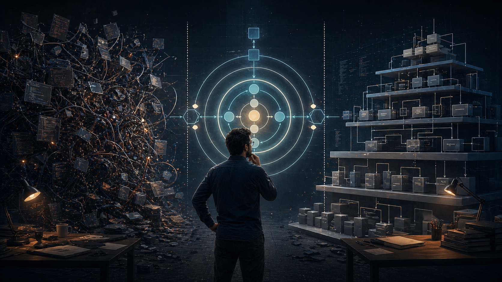 Хаос пен шамадан тыс күрделі архитектура арасындағы тепе-теңдік