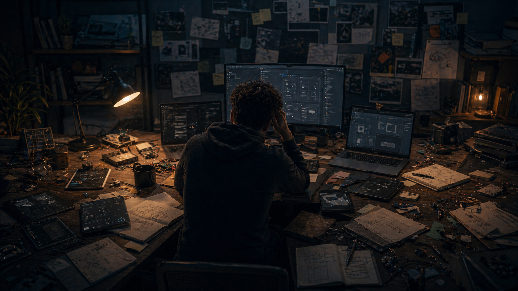 A graveyard of unfinished pet projects