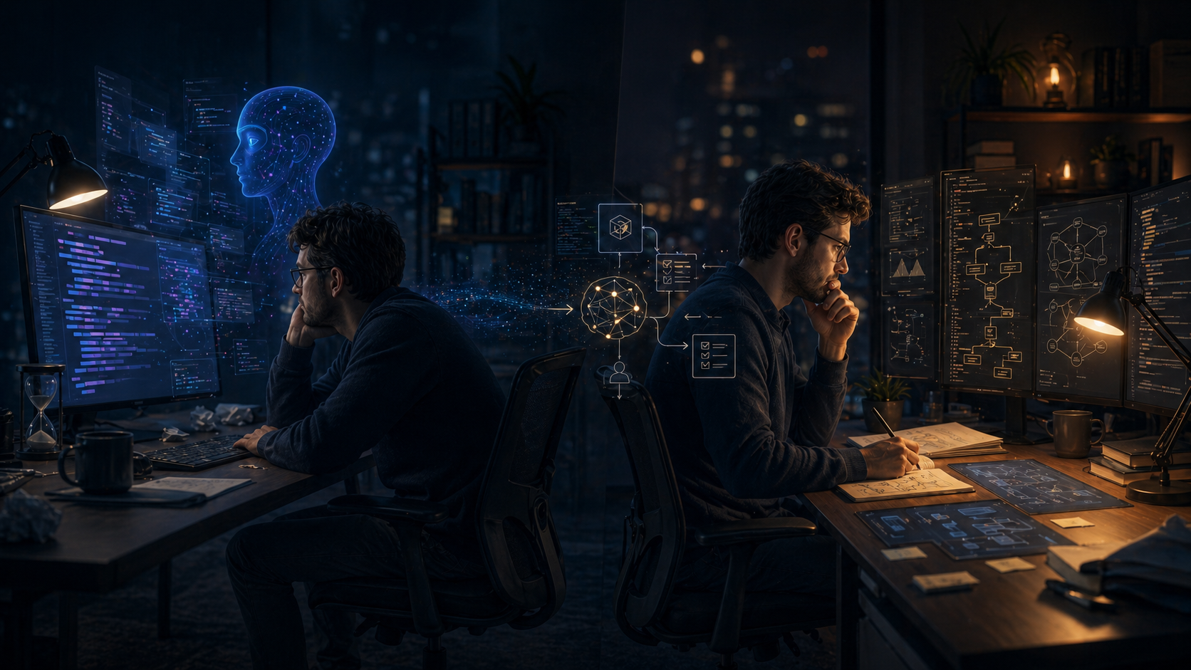 The difference between AI dependence and deliberate control